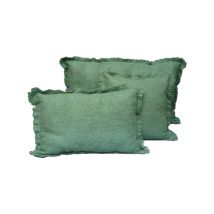 Coussin en Laine Sauge 40x60cm - Aspen - Haomy