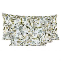 Coussin en Lin et Coton Céladon 45x45cm - Mahe - Haomy