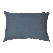 Coussin en Lin Turquin 60x40cm - Porticcio - Haomy