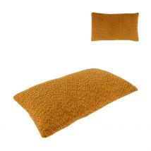 Coussin en Tissu Bouclette Ocre 50x30cm - Dijk