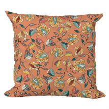 Coussin Extérieur en Coton Terracotta 50x50cm - Kerala - Jardin Privé