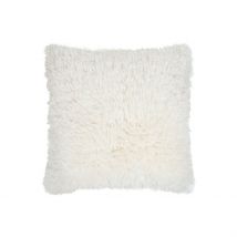 Coussin Carré en Tissu Blanc 50x50cm - Walton - Stof