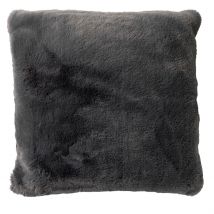 Coussin Zaya Charcoal Gray Gris Fonce 45x45cm - Dutch Decor