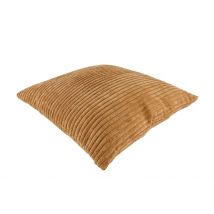 Coussin en Tissu Cotelet Brun 45x45cm - Dijk