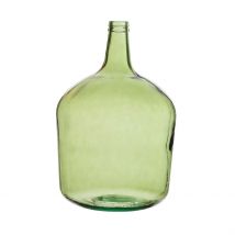 Vase Dame Jeanne 12l Olive en Verre - Déco Distrib