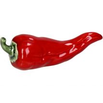 Déco Piment en Pocelaine Rouge - Kersten