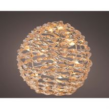 Décoration Boule de Noël Led Doré D20cm - Kaemingk