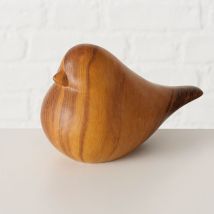 Décoration Oiseau en Bois Foncé - Wilhelmy - Boltze