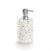 Distributeur de Savon en Ciment Blanc H17cm - Zeller