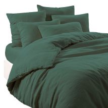 Drap Housse en Lin et Coton Pigeon 140x200cm - Limy - Haomy