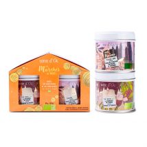 Duo Tisane Bio Provence 30g et Thés Aquitaine 50g - Terre D'Oc