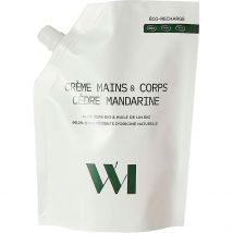 Eco Recharge Crème Mains & Corps Cèdre Mandarine 500ml - What Matters