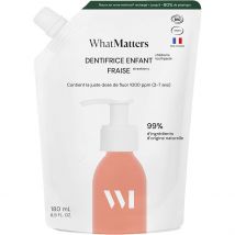 Eco-recharge Dentifrice Enfant 180ml - What Matters