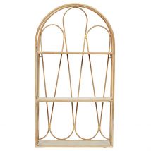 Etagère Murale 3 Niveaux en Paulownia Naturel H73cm - Java - Home Déco Factory