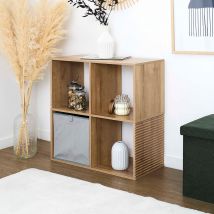 Etagères Modules 4 Cases en Bois H66cm - Tiphaine - Singulier