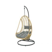 Fauteuil de Jardin Oeuf Suspendu en Resine Tressée - Riga - Kaemingk