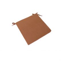 Galette de Chaise Extérieure en Coton Terracotta 40x40cm - Colors - Jardin Privé