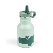 Gourde en Acier Inoxydable Vert 35cl - Croco - Done By Deer