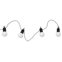 Guirlande Solaire 20 Leds Câble Noir 1.25m - Home Déco Factory