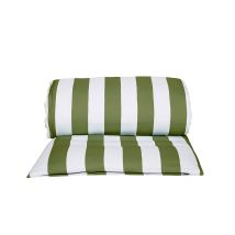 Housse Bain de Soleil Rayée Kaki 70x190cm - Riviera - Haomy