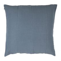 Housse Coussin en Lin Turquin 80x80cm - Porticcio - Haomy
