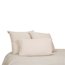 Housse de Couette en Lin Couleur Naturel 260x240cm - Viti - Haomy