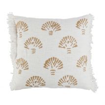 Housse de Coussin en Coton Beige 45x45cm - Jaklel - Côté Table