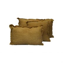 Housse de Coussin en Laine Gold 50x80cm - Aspen - Haomy