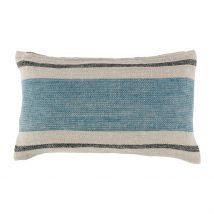 Housse de Coussin en Lin Azur 50x30cm - Hemlin - Côté Table