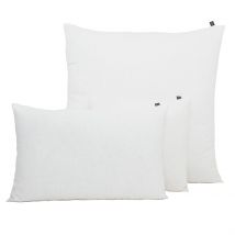 Housse de Coussin en Lin et Coton Blanc 80x80cm - Figari - Haomy