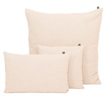 Housse de Coussin en Lin et Coton Naturel 80x80cm - Figari - Haomy