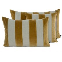 Housse de Coussin en Lin Gold 50x80cm - Brisbane - Haomy