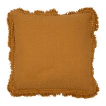 Housse de Coussin Amerida Moutarde en Coton - SEMA Design