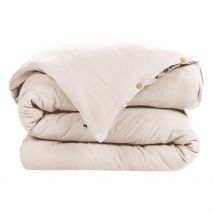 Housse de Couette en Gaze de Coton Unie Pampa 240x220cm - Gaia - L'effet Papillon