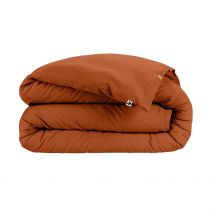Housse de Couette en Flanelle Tomette 260x240cm - Candice - L'effet Papillon