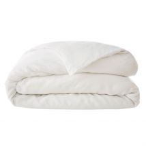 Housse de Couette en Lin Lavé Craie 260x240cm - Soline - L'effet Papillon