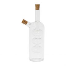 Huilier Vinaigrier en Verre Borosilicate Transparent 25cl - Voidita - Côté Table