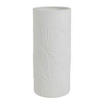 Lampe Cylindre en Porcelaine Blanc H28cm - Nomadea - SEMA Design