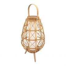 Lampe Lanterne Naturelle H70cm - Element - Rotin, Sapin - SEMA Design
