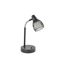 Lampe Métal Abat-jour Filaire Noir - Corep