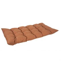 Matelas Banco 15 Capitons en Coton Terracotta 120x60cm - Colors - Jardin Privé