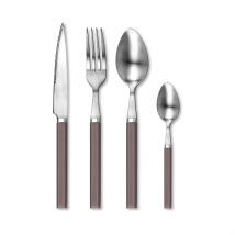 Ménagère 24 Pièces en Inox et Manche Bois de Rose - Cottage - Tarrerias Bonjean