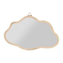 Miroir Nuage en Rotin Naturel 40x25cm - Jardin D'Ulysse