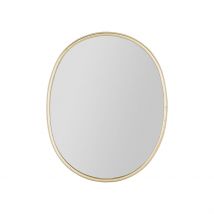 Miroir Ovale en Fer Doré 40x35cm - Ilena - SEMA Design