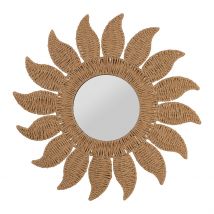 Miroir Rond en Corde Naturel D60cm - Allegra - SEMA Design