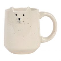 Mug en Grès Ourson Blanc 35cl - Sweetdream - Jardin D'Ulysse