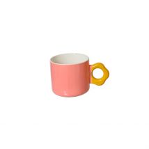 Mug en Porcelaine Brillant Rose - Fleur - Kaemingk
