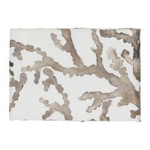 Nappe Brun 160x160cm - Estran - Côté Table