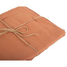 Nappe Terracotta en Gaze de Coton 130x240cm - Arty Fêtes