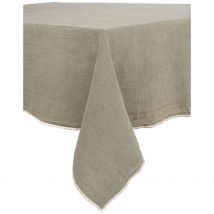 Nappe Venise Naturel 160x160cm en Lin Lave - Haomy